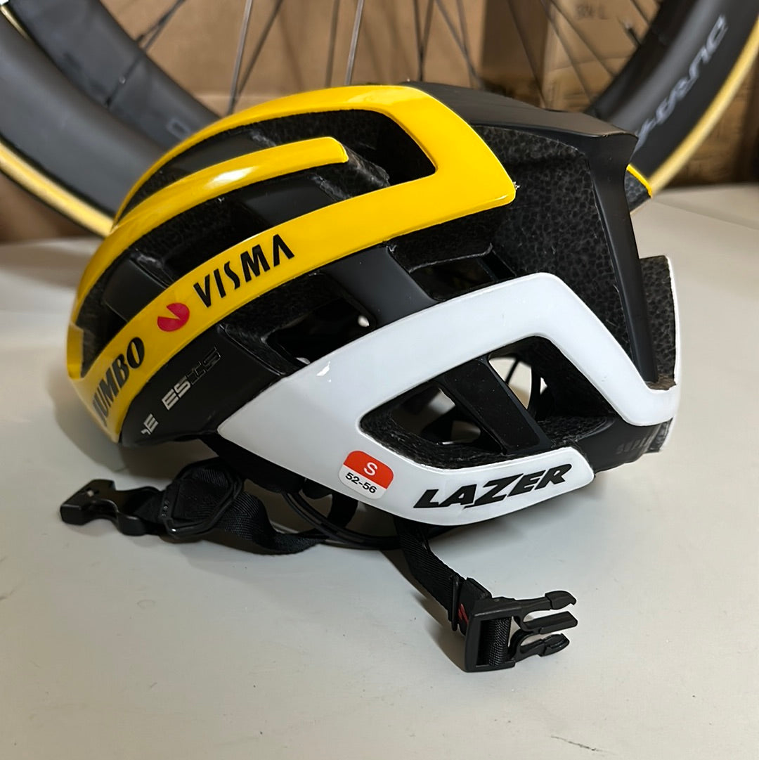 Team Jumbo Visma - Lazer Genesis MIPS - Yellow White Black 2022