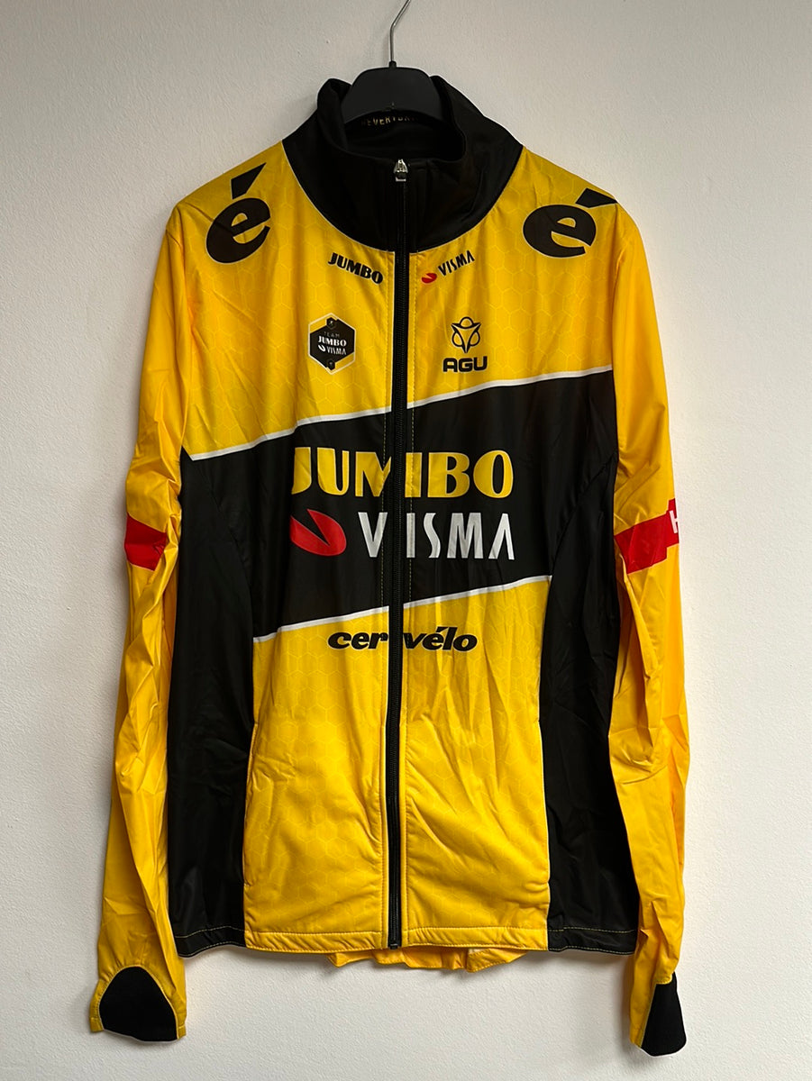 【JUMBO VISMA】 TDF限定 サイクルジャージ AGU製（XL） 支給品 Jumbo visma スキンスーツ AGU サイクルジャージ ユンボ