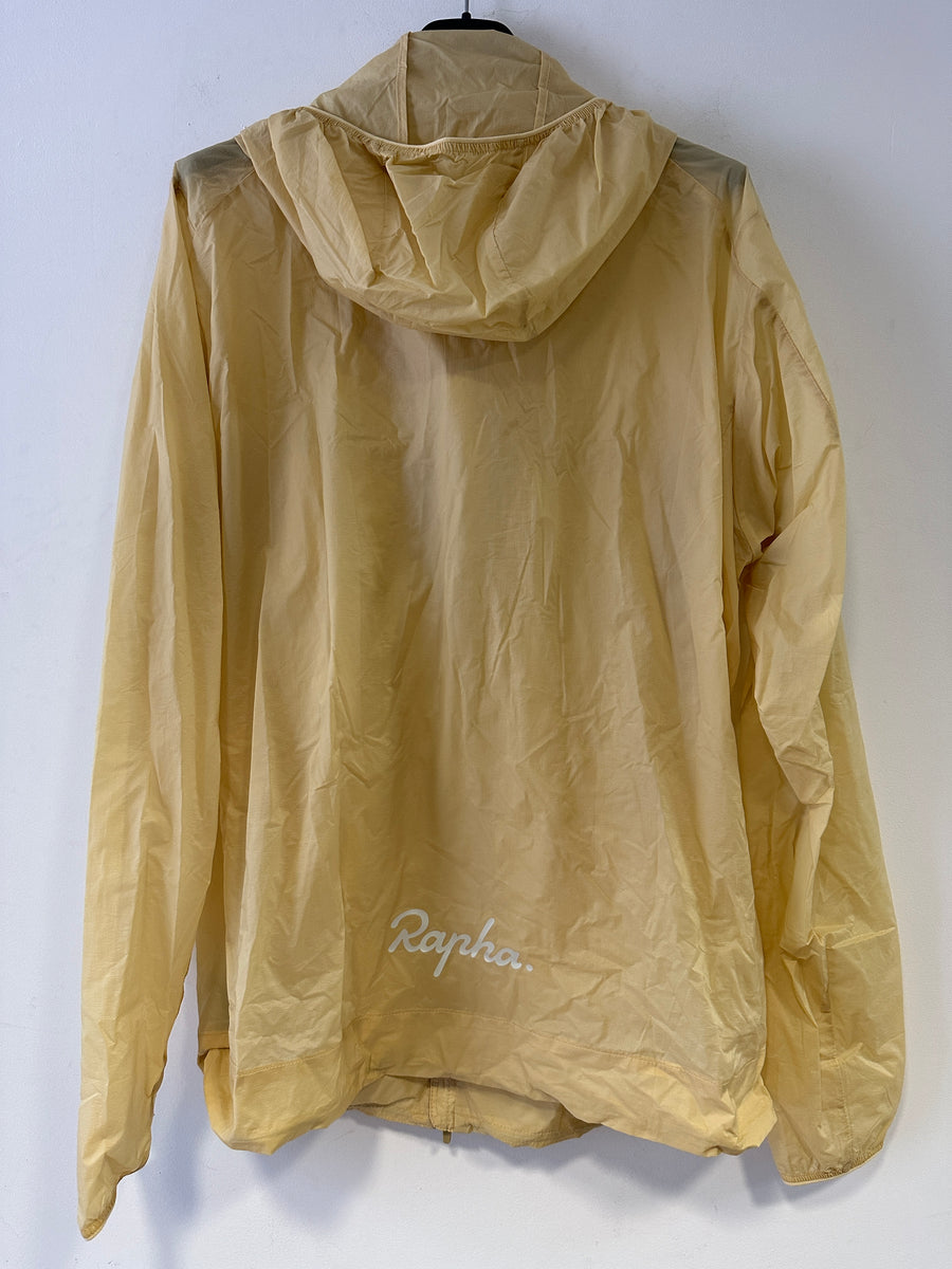 自転車 rapha hardshell jacket old gold M
