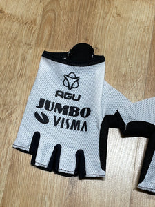 Guantes Team Jumbo Visma AGU Premium Verano Blanco