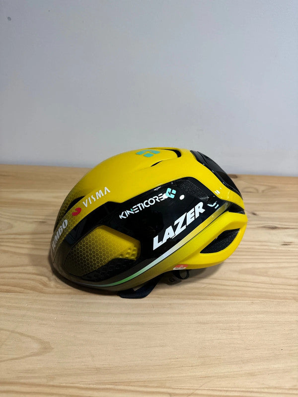 Tt Bike Helmet Jumbo Visma Helmet Team Jumbo Visma Lazer Vento 2023 –