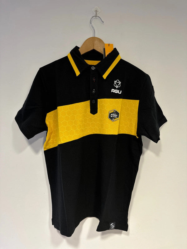 Polo Team Jumbo Visma AGU negro amarillo mujer