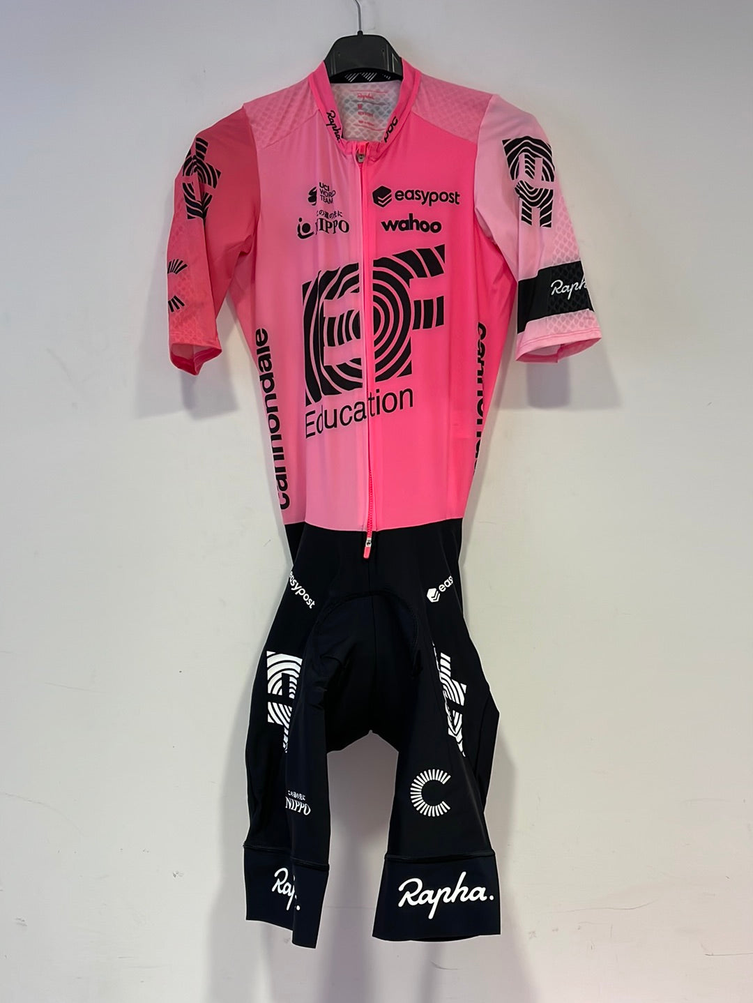 Rapha EF Cycling Jersey ネイビー/ピンク USED PINK NAVY RAPHA EF KIDS SHORT SLEEVE CYCLING JERSEY 10
