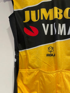 Team Jumbo Visma AGU Premium Summer Vest Pockets Collar WTH 2022