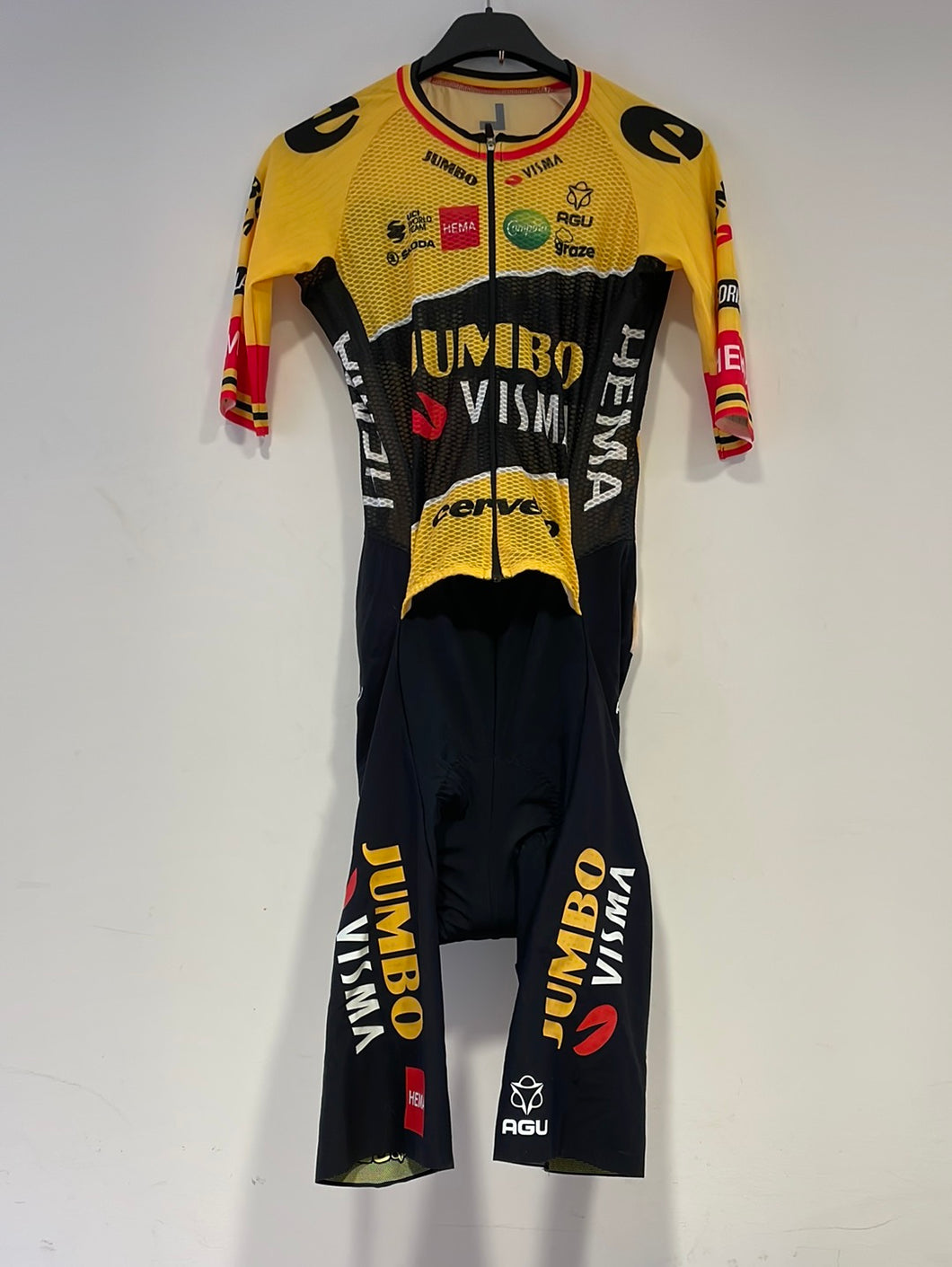 Team Jumbo Visma | AGU Premium Road Suit Mesh SS 22 Ex Belgian Champ