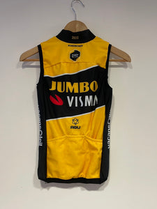 Team Jumbo Visma AGU Premium Thermal Vest Pockets DWR collar WTD 2022