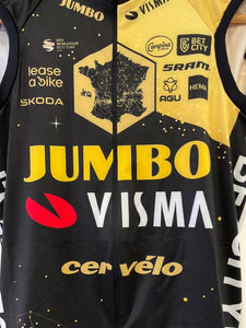 Team Jumbo Visma AGU Premium Summer Vest Pockets Collar WTH TDF 2023