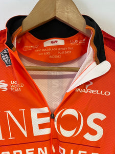 Team Ineos Grenadier | Bioracer Orange Epic ColdBlack Jersey-Tall Protect Jersey - As New