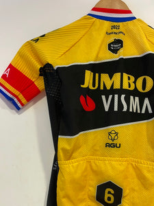 Team Jumbo Visma AGU Premium Woven Jersey manga corta cuello WTD 2022