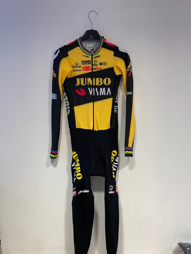 Team Jumbo Visma | AGU Ex World Champion CX SpeedSuit LS Black Bibtight