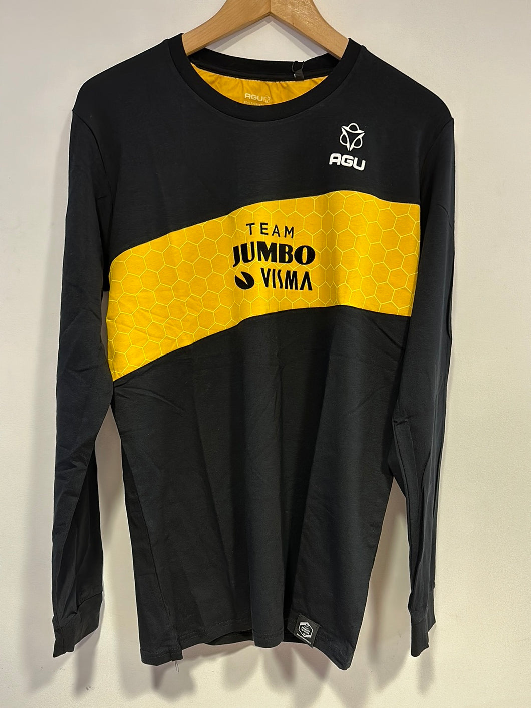Team Jumbo Visma AGU Long Sleeve T-shirt Black Men