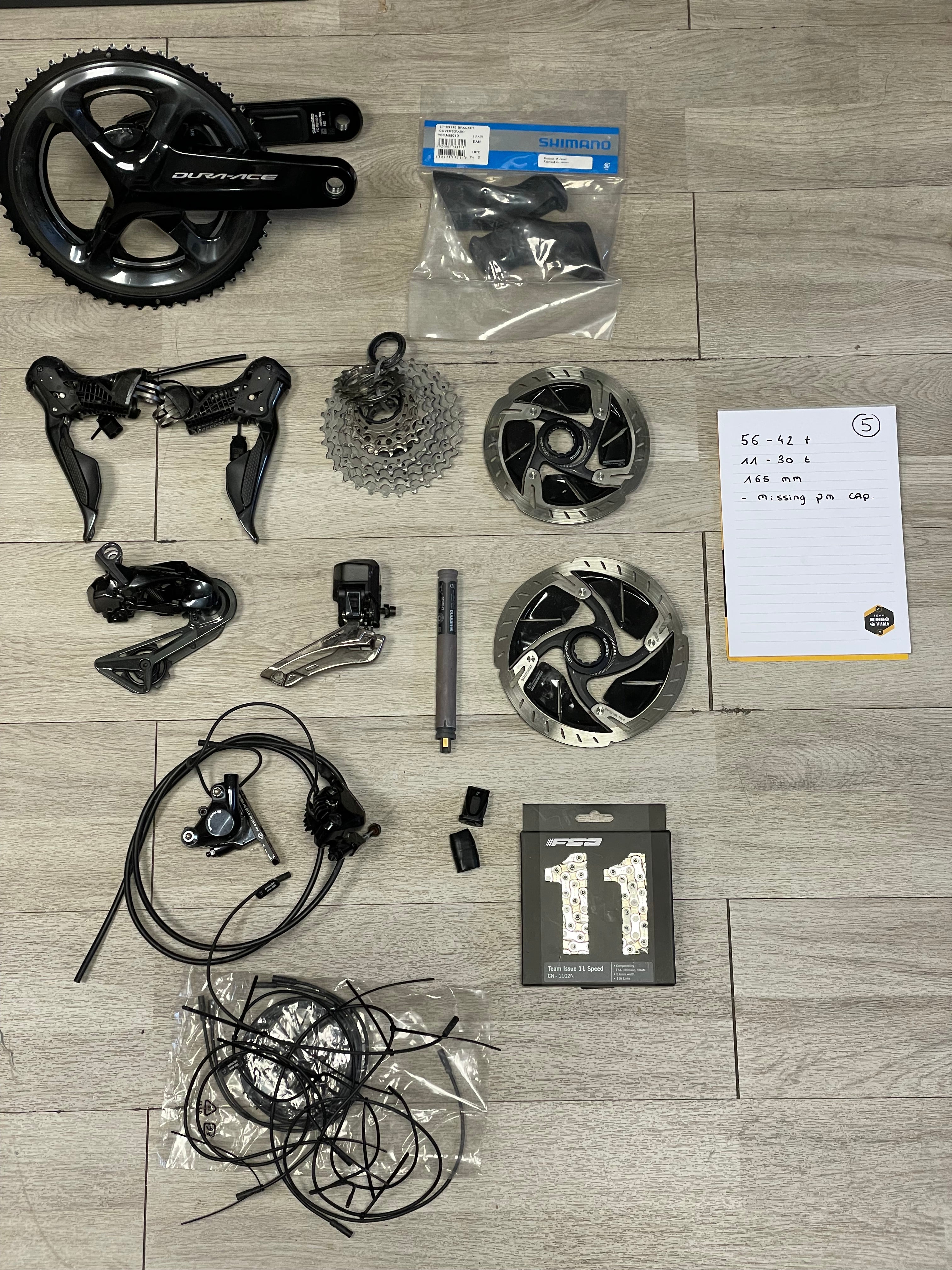 Di2 R9150 Dura Ace Di2 Groupset With Power Meter Shimano Dura Ace