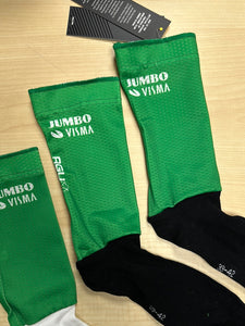 Calcetines Team Jumbo Visma AGU Aero Verde TDF