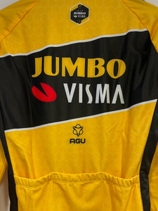 Chaqueta Team Jumbo Visma AGU Premium Térmica Polartec con Bolsillos DT 2022