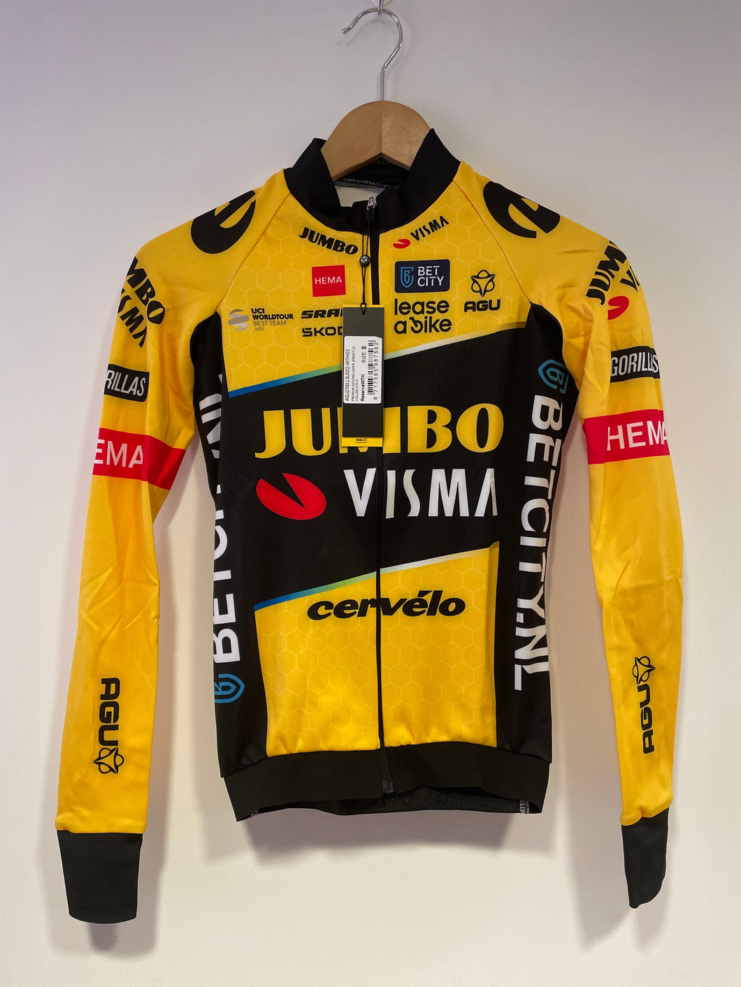 Team Jumbo Visma AGU Premium Second Layer Jersey LS cuello WTH Mod. 2023