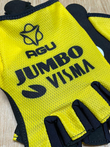 Team Jumbo Visma AGU Premium Summer Gloves Yellow