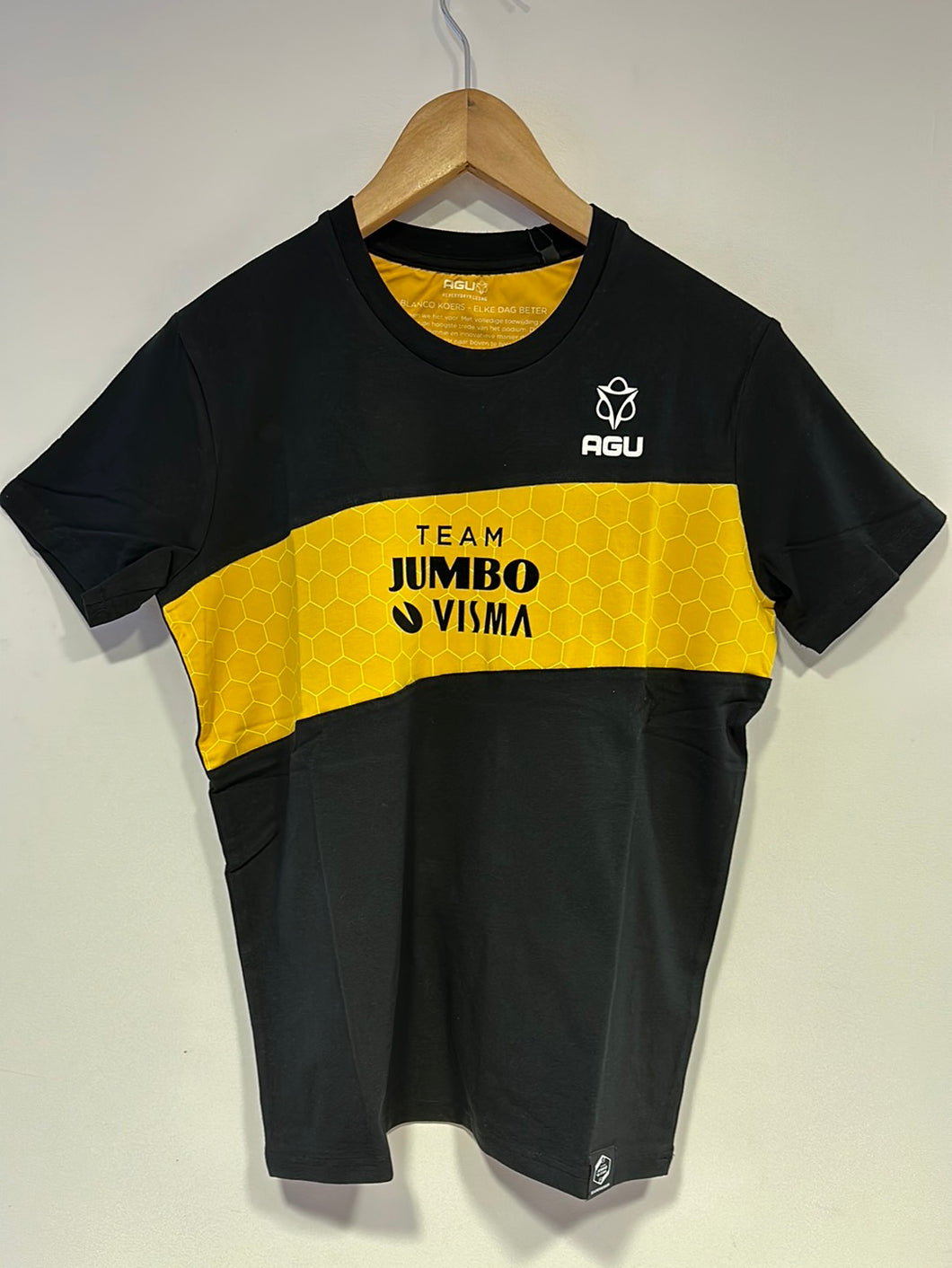 Team Jumbo Visma AGU Short Sleeve T-shirt Black Men