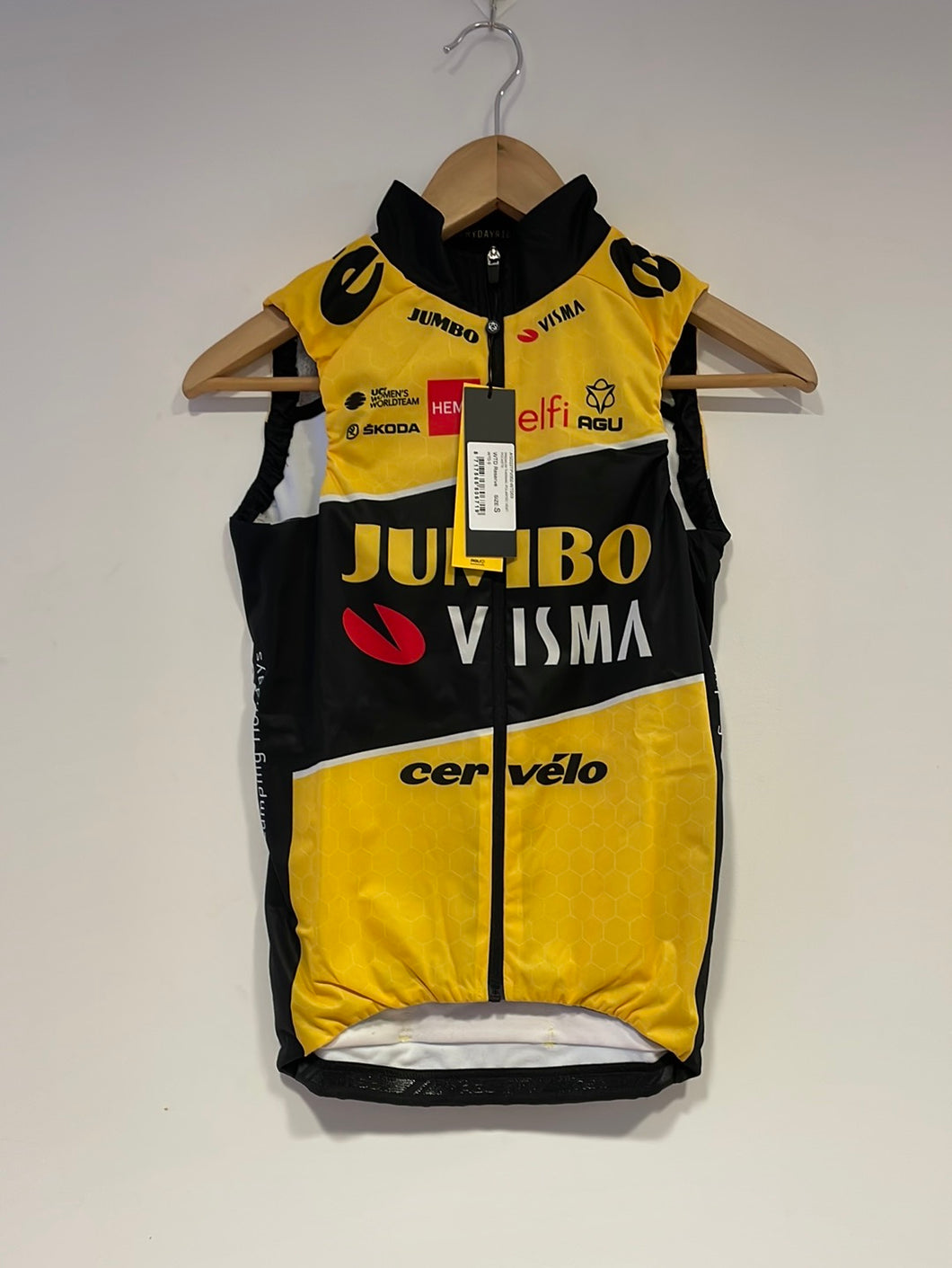 Team Jumbo Visma AGU Premium Thermal Polartec Vest w/ Pockets WTD 2022