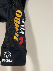 Team Jumbo Visma AGU Premium Race Suit Mesh Semi Protect SS badana negro WTH TDF Mod. 2023 