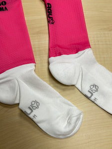 Team Jumbo Visma AGU Aero Socks Pink Giro