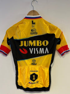 Camiseta del equipo Jumbo Visma AGU Premium Aero PRIMOZ ROGLIC Ex campeón esloveno WTH 2023