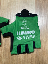 Team Jumbo Visma AGU Premium Aero Gloves Green TDF