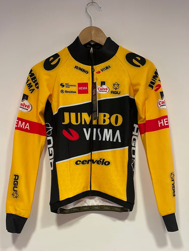 Team Jumbo Visma AGU Premium Thermal Jersey LS DWR collar DT 2022