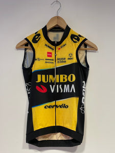 Team Jumbo Visma AGU Premium Chaleco Verano Bolsillos Cuello DT 2023