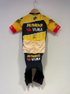 Team Jumbo Visma AGU Premium Road Suit Semi Protection SS pad contour WTD 2022 Henderson
