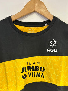 Camiseta Team Jumbo Visma AGU manga larga negro mujer