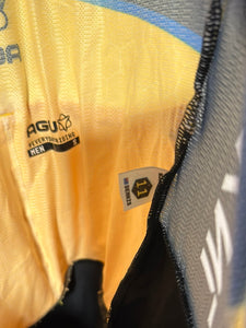 Team Jumbo Visma AGU Premium Race Suit Summer SS pad black WTH 2023 Rohan Dennis