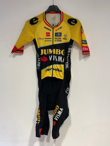 Team Jumbo Visma | AGU Premium Sprint Suit Collar 23 ex Belgian Champ