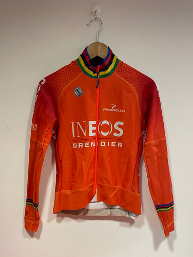 Team Ineos | Bioracer UCI Ex World Champion Orange Thermal Jersey LS As New