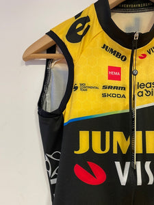 Team Jumbo Visma AGU Premium Summer Vest Pockets Collar DT 2023
