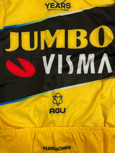 Team Jumbo Visma AGU Chaleco de verano premium con bolsillos y cuello WTH 2023