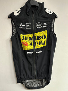 Team Jumbo Visma Rain Vest Black DT Campina