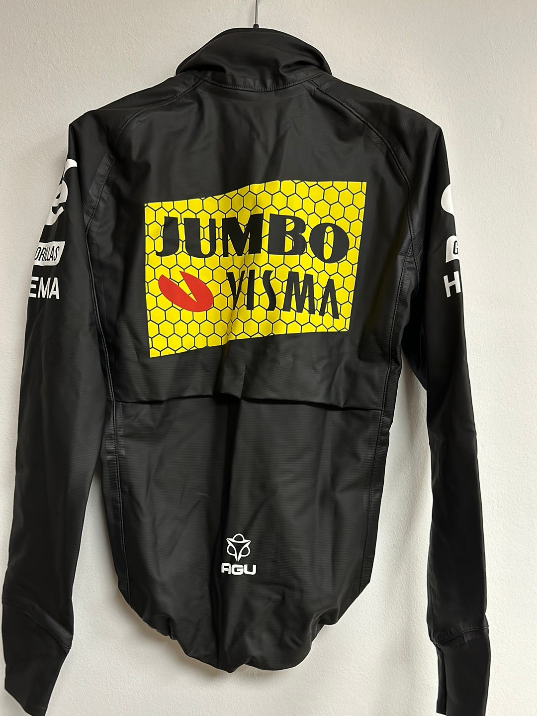 Team Jumbo Visma AGU Deep Winter Rain Jacket LS WTH no pockets 