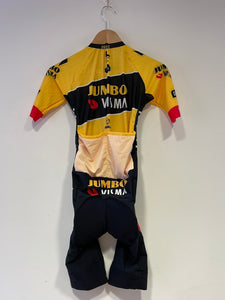 Team Jumbo Visma AGU Premium Race Suit Summer Semi Protect SS pad contour WTH 2022