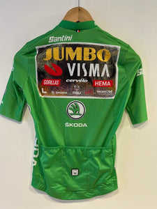 Team Jumbo Visma AGU Camiseta Verde Tour de Francia 2022 FEMMES/WOMEN WTD