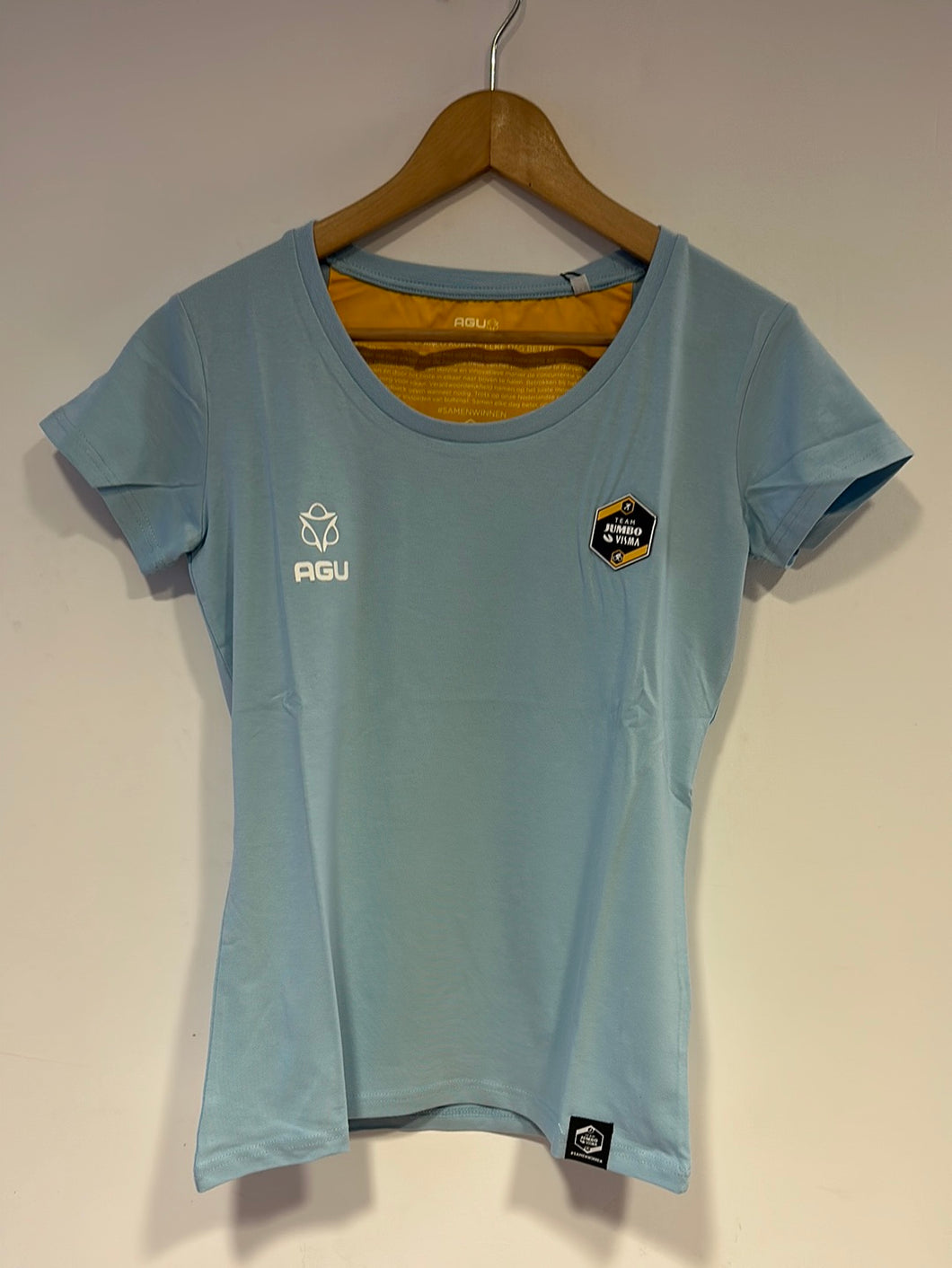 Camiseta Team Jumbo Visma AGU Corporate azul claro mujer