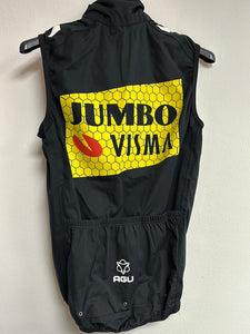 Chaleco impermeable Team Jumbo Visma negro WTH