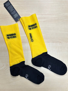 Team Jumbo Visma AGU Aero Socks Yellow TDF