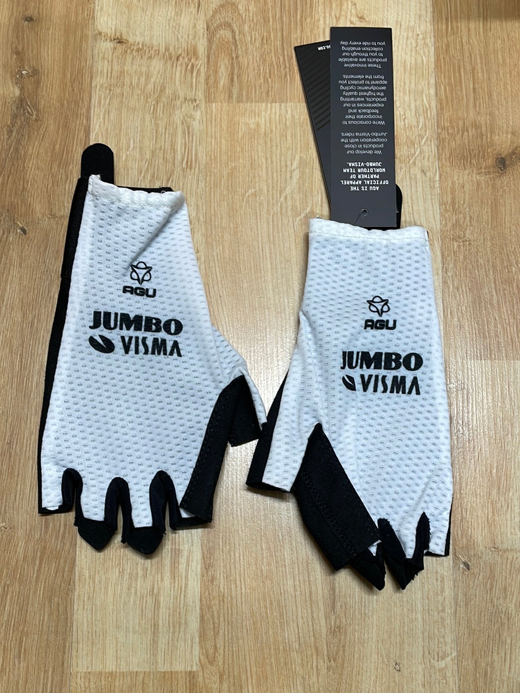 Team Jumbo Visma AGU Premium Aero Gloves White