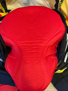 Team Jumbo Visma AGU Premium Road Suit Semi Protection SS pad red WTD 2022