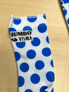 Team Jumbo Visma AGU Aero Socks Blue Polka Vuelta