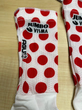 Team Jumbo Visma AGU Aero Socks Red Polka TDF