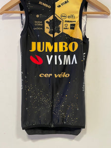 Team Jumbo Visma AGU Premium Thermal Vest Pockets Collar WTD TDF 2023