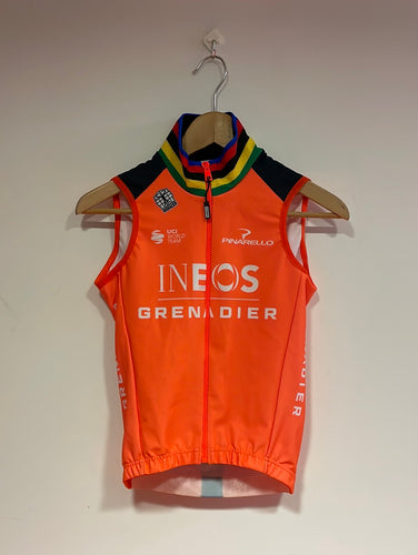 Team Ineos | Bioracer UCI Ex World Champion Orange Epic Tempest Protect Gilet - As New