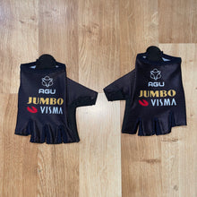 Team Jumbo Visma AGU Premium Black Race Gloves - No Padding