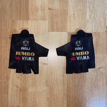 Team Jumbo Visma AGU Premium Black Race Gloves - With Padding